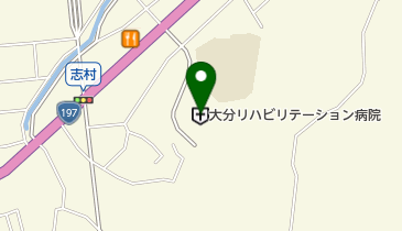 大分リハビリテーション病院の地図画像