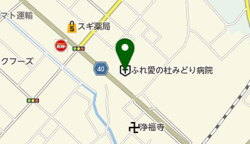 みどり病院の地図画像