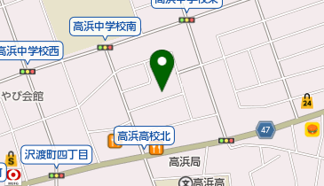 高浜豊田病院の地図画像