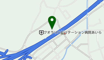クオラリハビリテーション病院あいらの地図画像