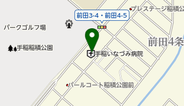 手稲いなづみ病院の地図画像