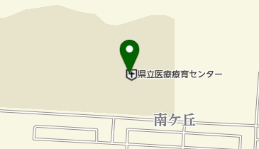 秋田県立医療療育センターの地図画像