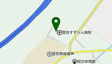 登別すずらん病院の地図画像
