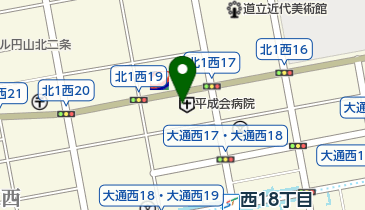 平成会病院の地図画像