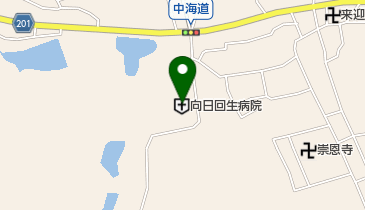 向日回生病院の地図画像