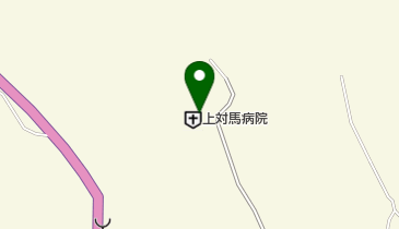 長崎県上対馬病院の地図画像
