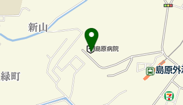 長崎県島原病院の地図画像