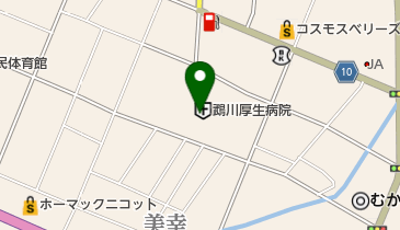 むかわ町鵡川厚生病院の地図画像