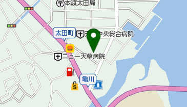 JCHO天草中央総合病院の地図画像