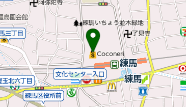 練馬駅リハビリテーション病院の地図画像