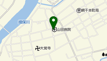 山田病院の地図画像