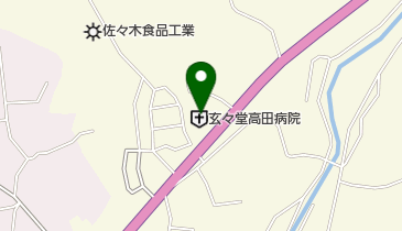 玄々堂高田病院の地図画像