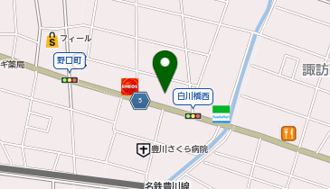 豊川さくら病院の地図画像