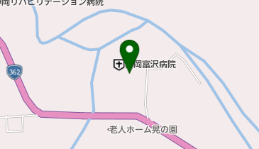 静岡富沢病院の地図画像