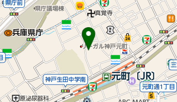 パルモア病院の地図画像