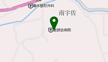 宇佐高田医師会病院の地図画像