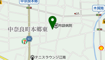 布袋病院の地図画像