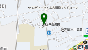 正幸会病院の地図画像
