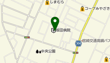 坂田病院の地図画像