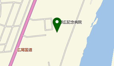 帯広記念病院の地図画像