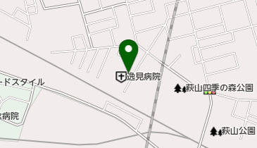 逸見病院の地図画像