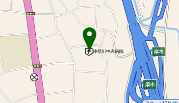 神奈川中央病院の地図画像