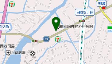 福岡脳神経外科病院の地図画像