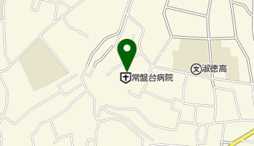 常盤台病院の地図画像