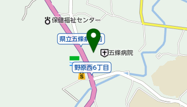 五條病院の地図画像