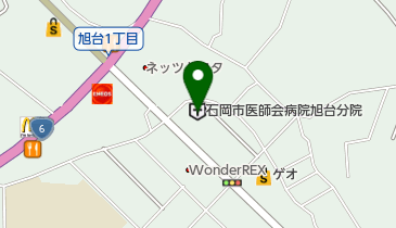 旭台病院の地図画像