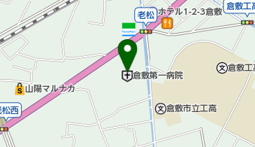 倉敷第一病院の地図画像