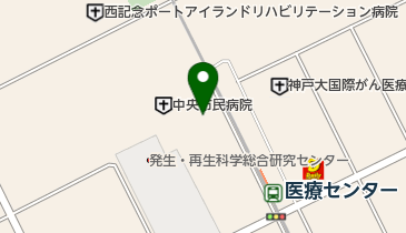 神戸市立神戸アイセンター病院の地図画像