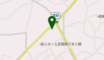 笠間市立病院の地図画像