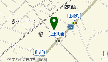 岸和田リハビリテーション病院の地図画像