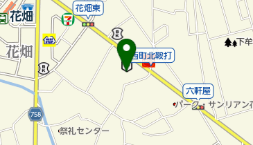 花畑病院の地図画像