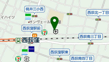 杉並リハビリテーション病院の地図画像