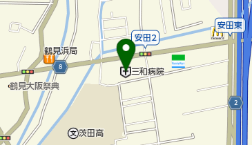 三和病院の地図画像