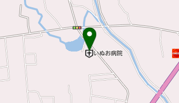 いぬお病院の地図画像