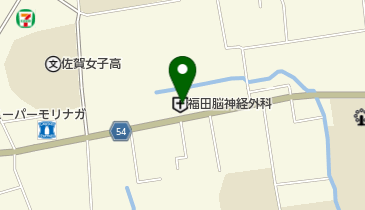 福田脳神経外科病院の地図画像