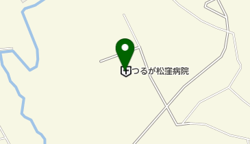 つるが松窪病院の地図画像