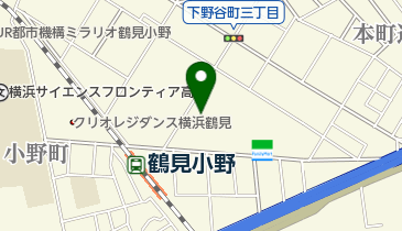 横浜鶴見リハビリテーション病院の地図画像