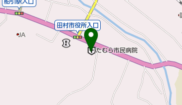 たむら市民病院の地図画像