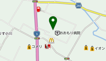 桜十字熊本宇城病院の地図画像