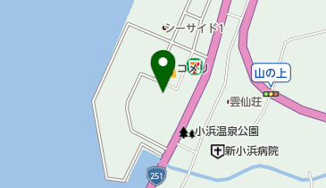 公立小浜温泉病院の地図画像