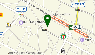 本庄駅前病院の地図画像