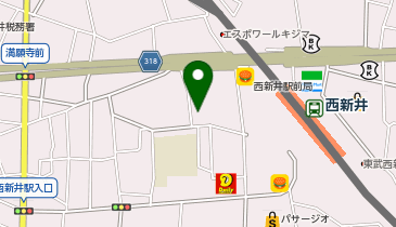 慈英会病院の地図画像