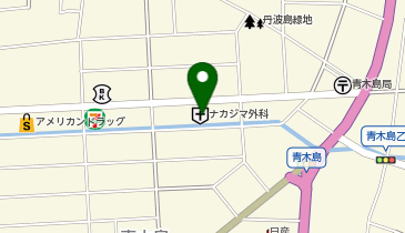 ナカジマ外科病院の地図画像