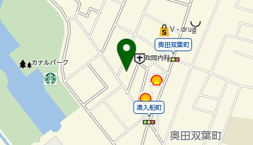 政岡内科病院の地図画像