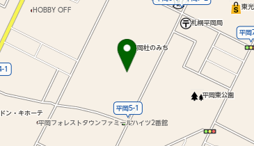 札幌南徳洲会病院の地図画像