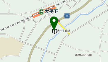 大平下病院の地図画像